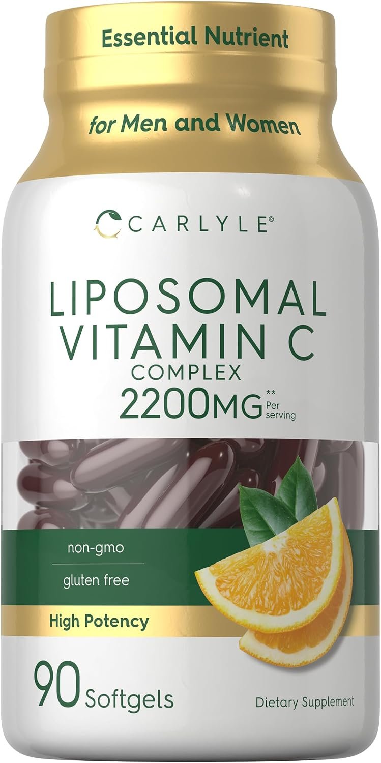 Carlyle Liposomal Vitamin C | 2200mg | 90 Softgel Capsules
