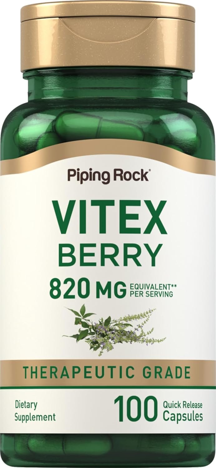 Piping Rock Vitex Chasteberry Supplement | 100 Capsules