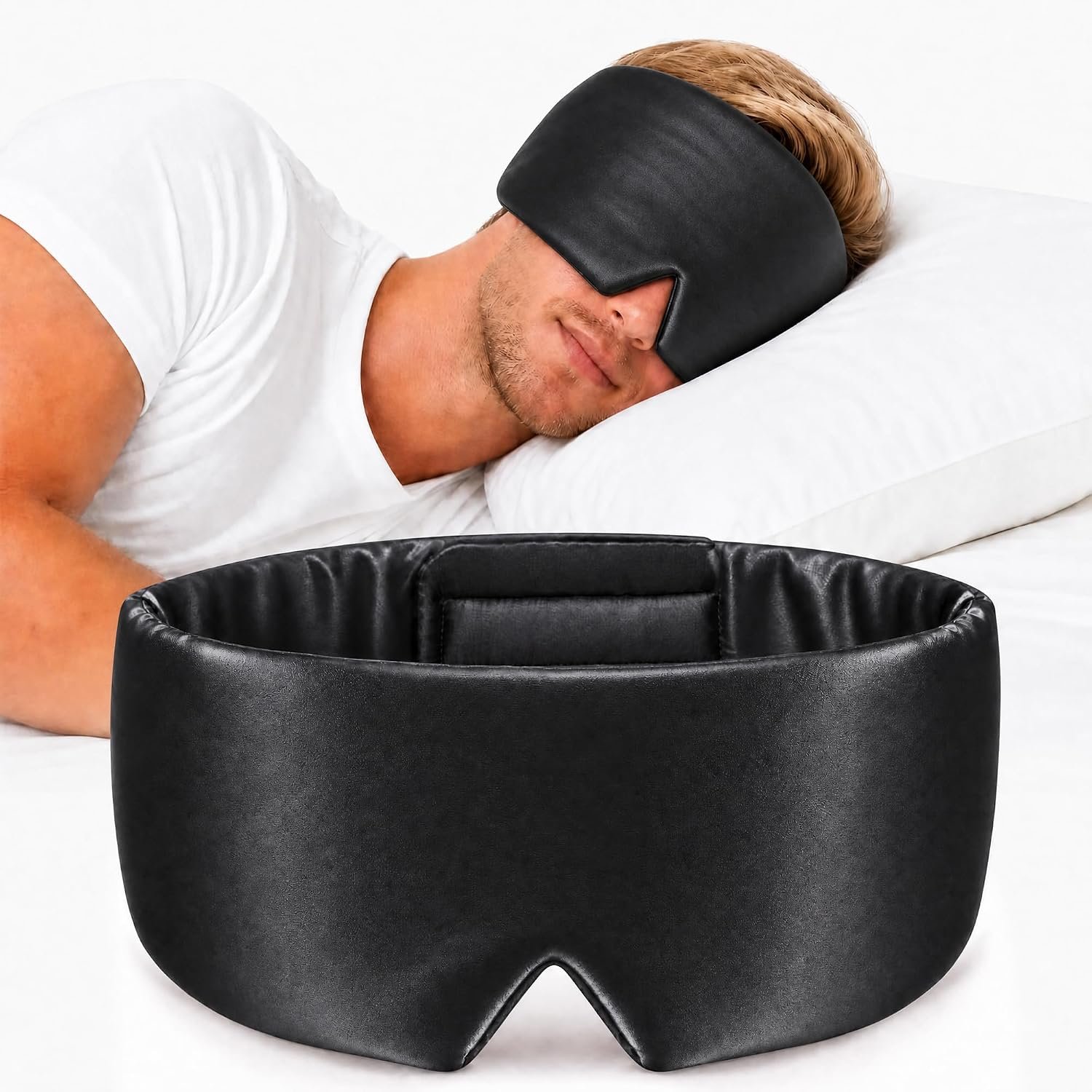 Silk Sleep Mask – 100% Mulberry Silk Eye Mask for Sleeping