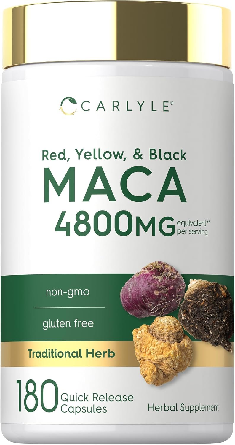 Carlyle Maca Root Capsules for Women & Men | 180 Count