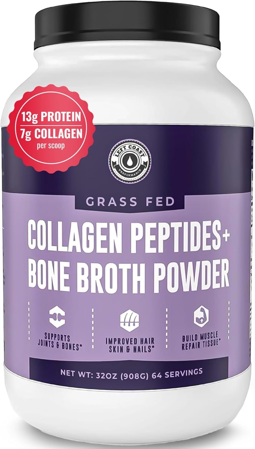 Collagen Bone Broth Powder, Unflavored, 2lb
