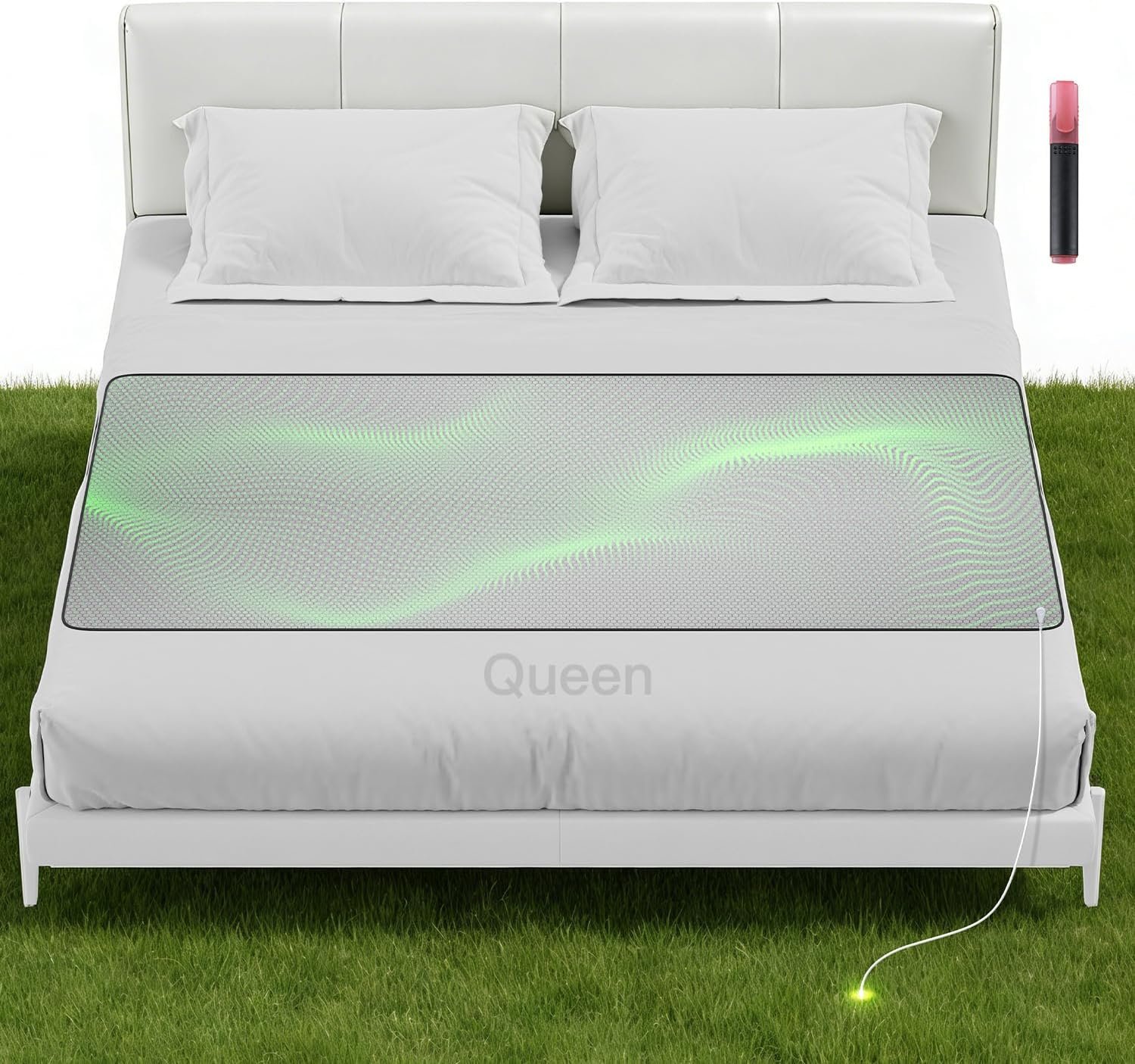 Graphene Grounding Mat for Bed, Sleep & Pain Relief, Queen Size