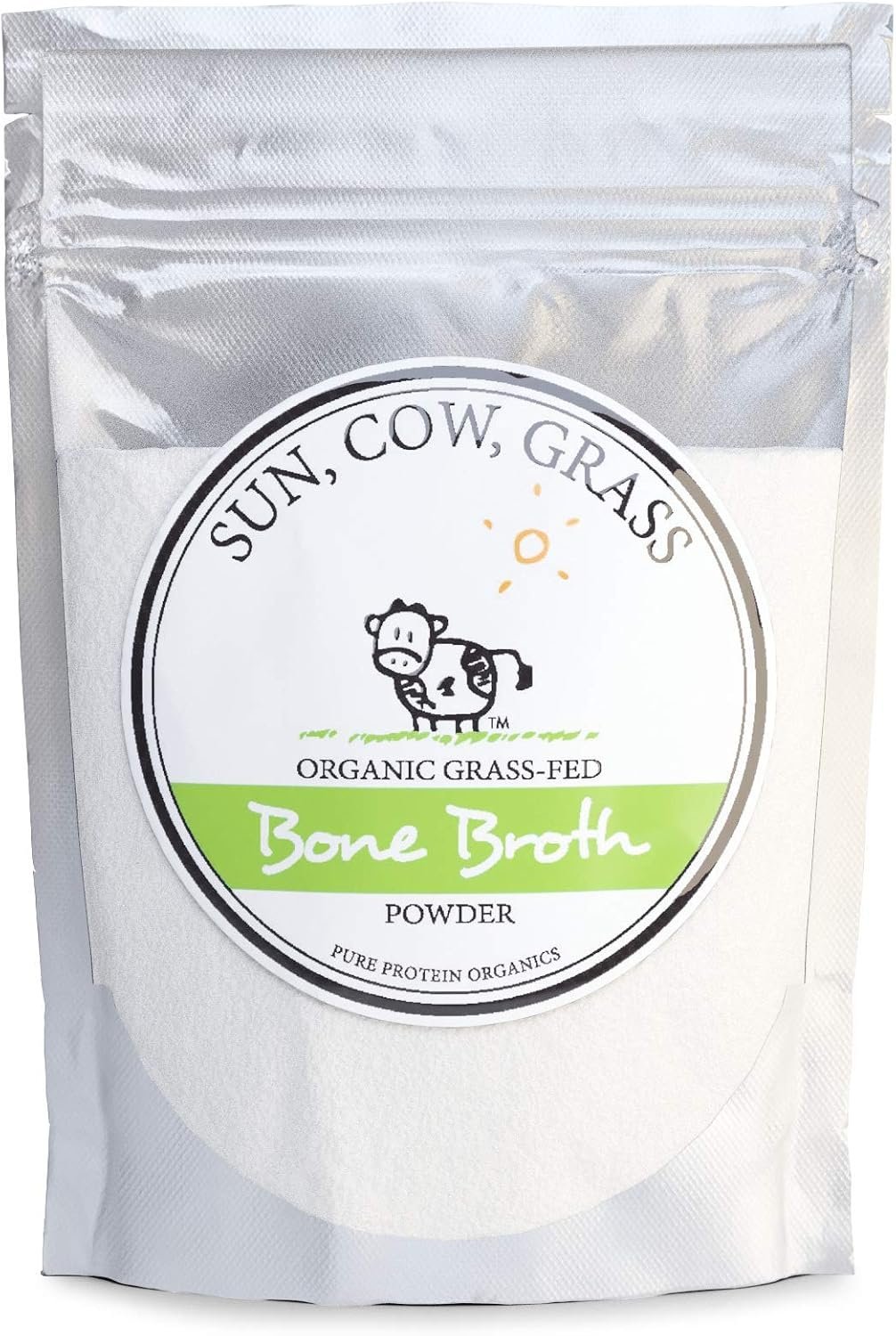 Beef Bone Broth Powder – Organic Grass-fed Pure Protein Non-Gelling Type (300g)