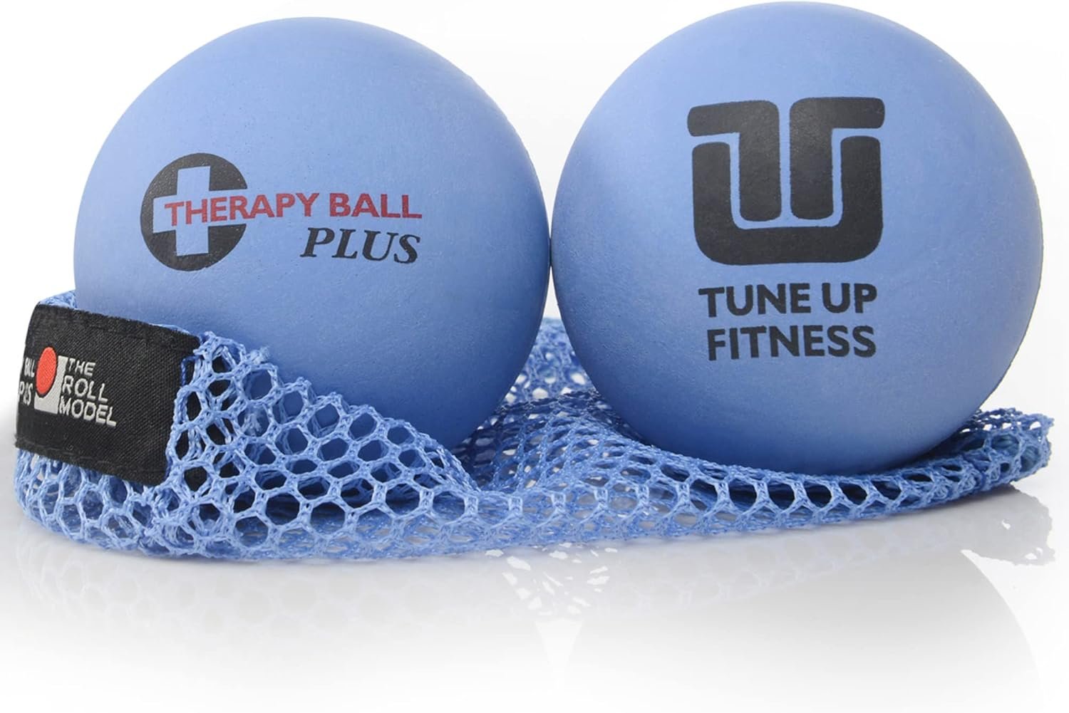 Tune Up Fitness – Therapy Ball PLUS Pair in Tote | Lacrosse Ball Upgrade – Massage Therapy Balls for Myofascial Release | Neck, Lower Back Pain, Sciatica, Shoulder Tension Relief, Physical Therapy