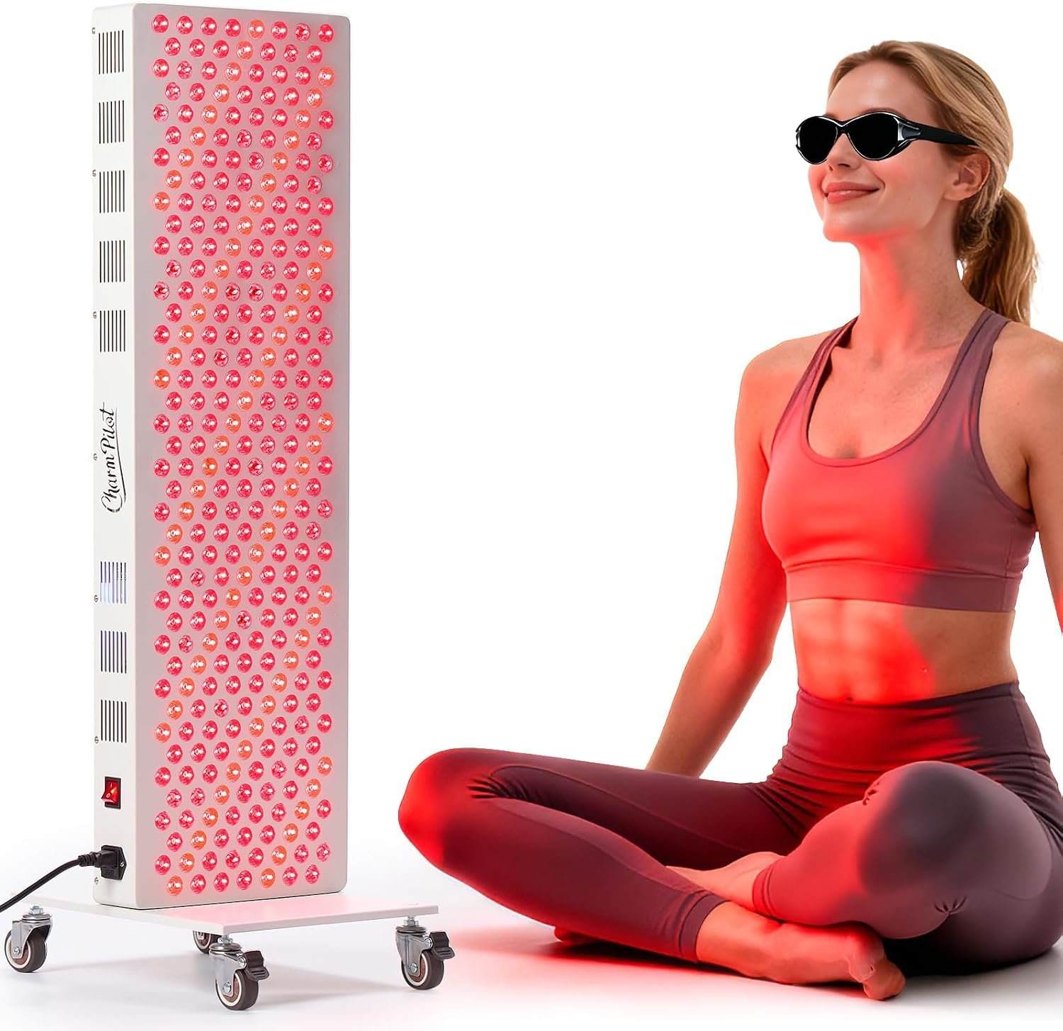 Red Light Therapy Panel for Body,300LEDs, Near‑Infrared Light Device