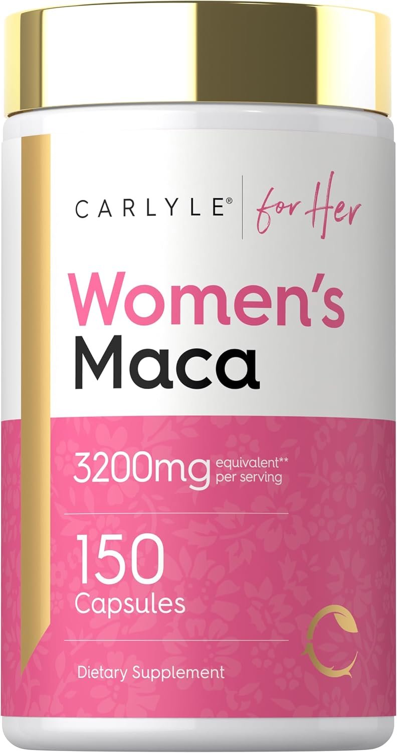 Carlyle Maca Root Capsules for Women | 150 Count