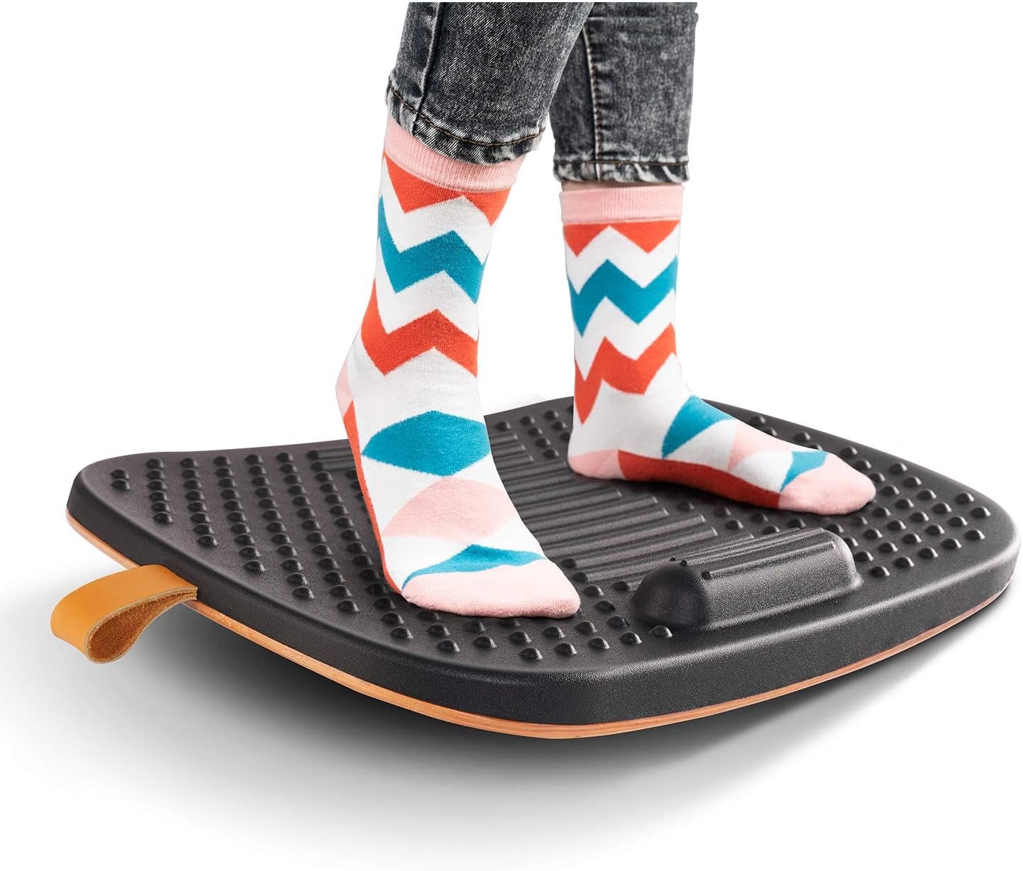 FEZIBO Standing Desk Mat with Anti Fatigue Bar