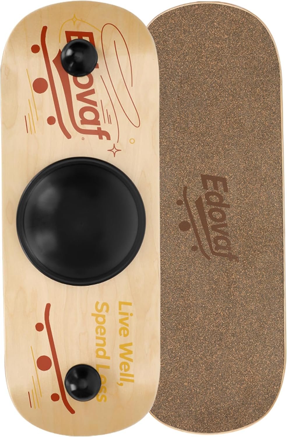 Balance Board- Gift for Adults & Kids,Wood Wobble Balance Trainer Board