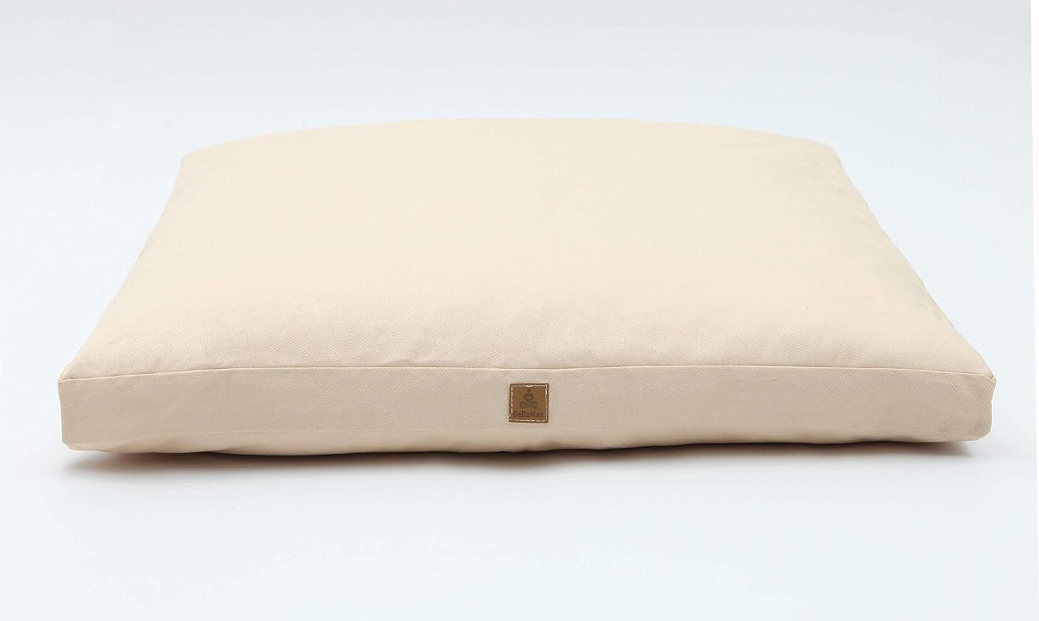 Zabuton Meditation Mat (36″×28″×2″) Luxurious Meditation Cushion for Kneeling Sitting Large Floor Pillow Zafu/Bench-Washable Cotton Cover 100% Organic Cotton Filling (White)