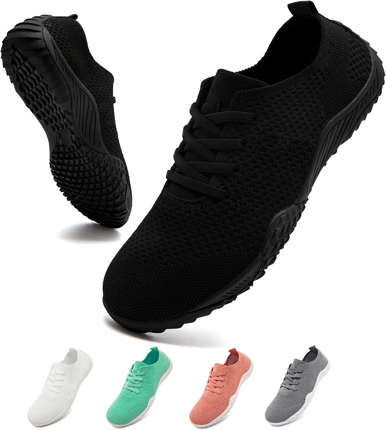 WCIDFY Barefoot Shoes Women Zero Drop Walking Shoes Minimalist Sneakers