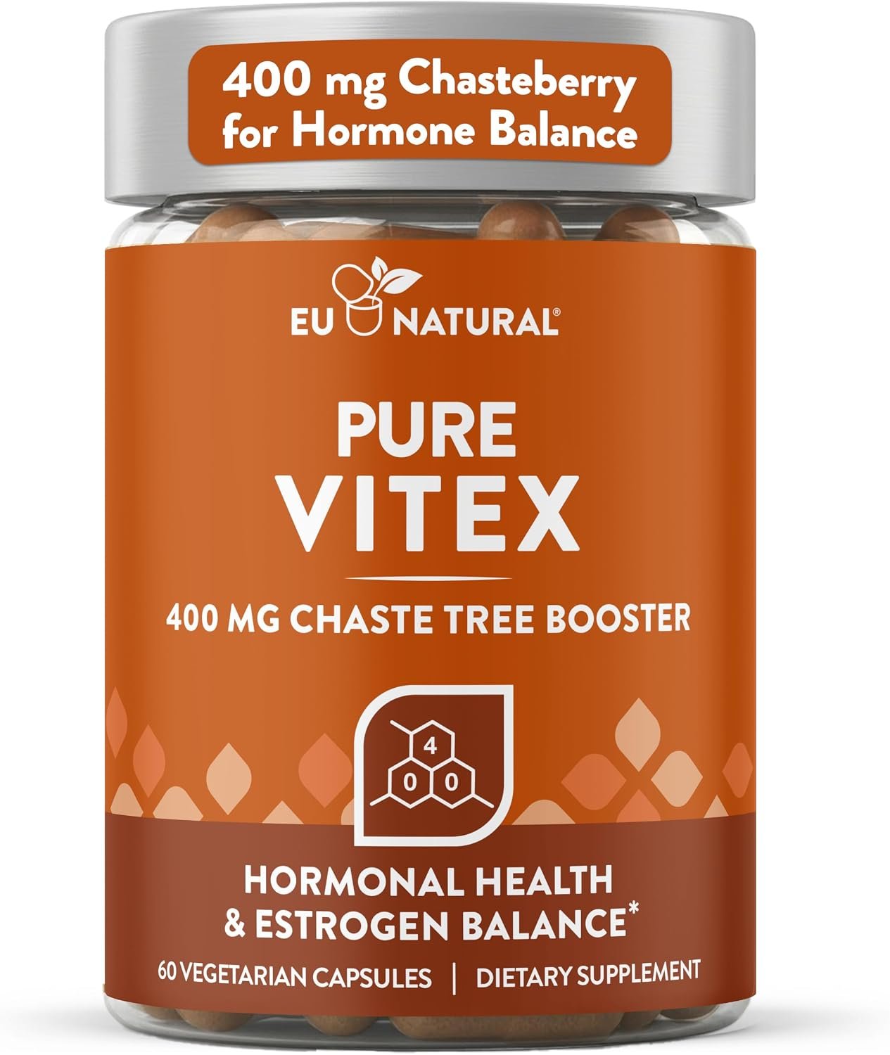 Vitex Chasteberry 400mg – Women’s Hormone & Cycle Support, 60 Capsules