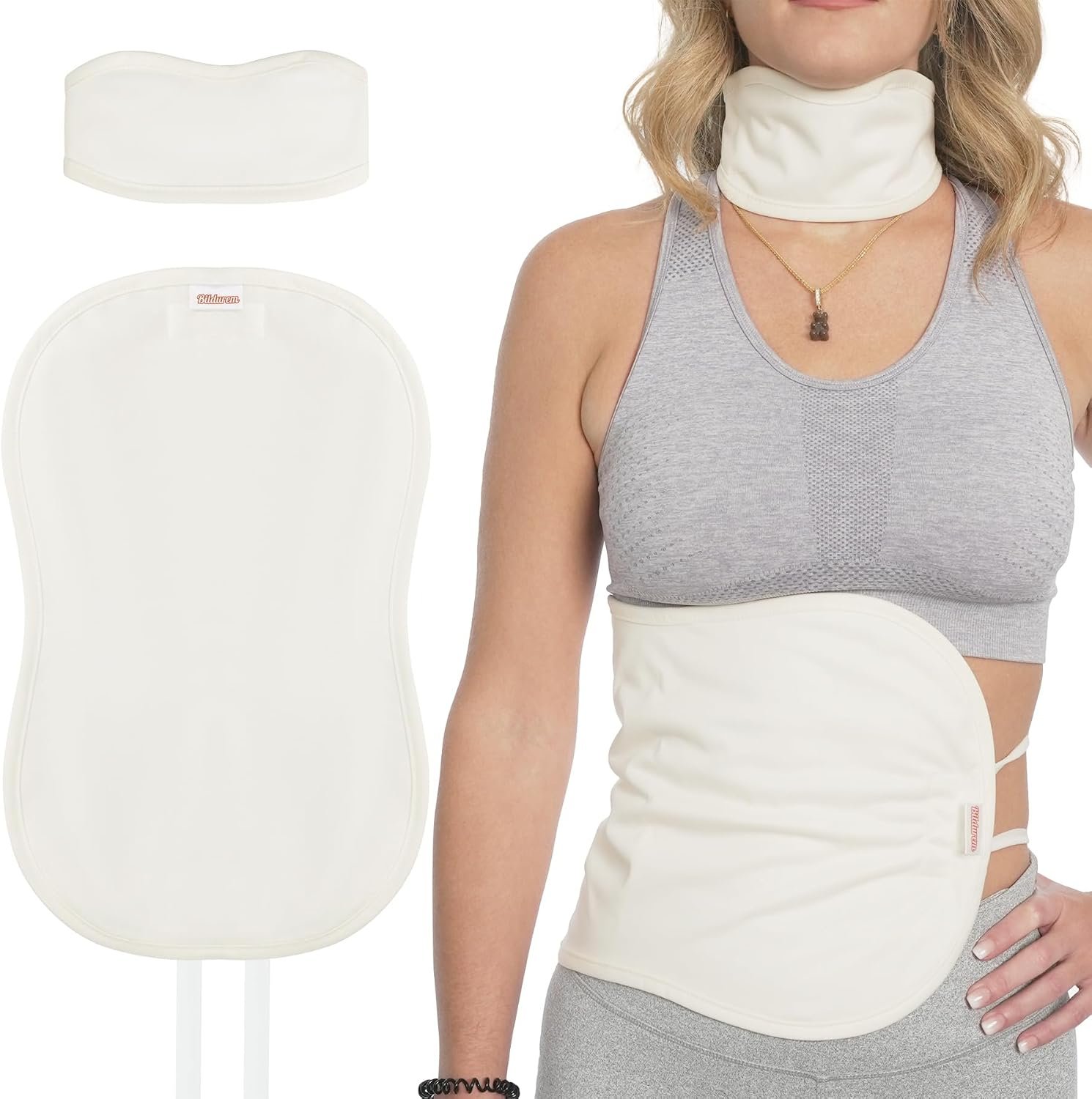 Castor Oil Pack Compress for Liver Detox & Thyroid Kit – Organic Cotton, Mess-Free, Reusable Castor Oil Wrap – Improve Sleep and Digestion, Reduce Inflammation(Castor Oil Not Included)