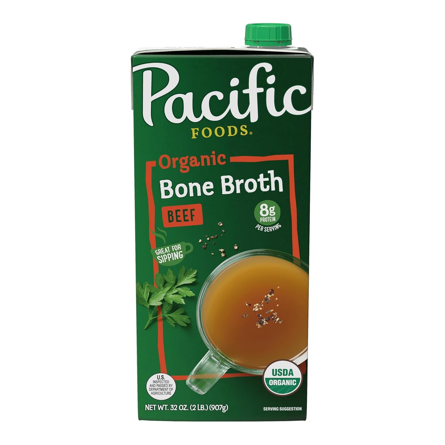 Pacific Foods Organic Beef Bone Broth, 32 FZ