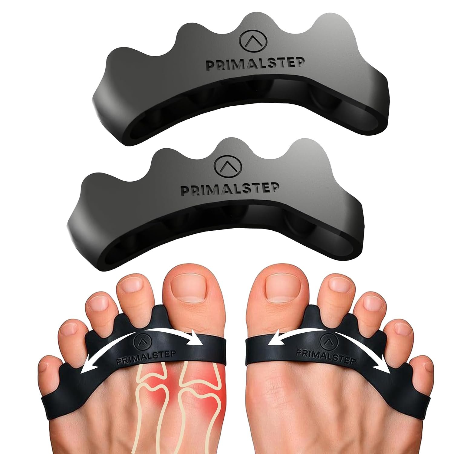 PrimalStep Toe Separators, Spreaders, Spacers, Straightener, XL