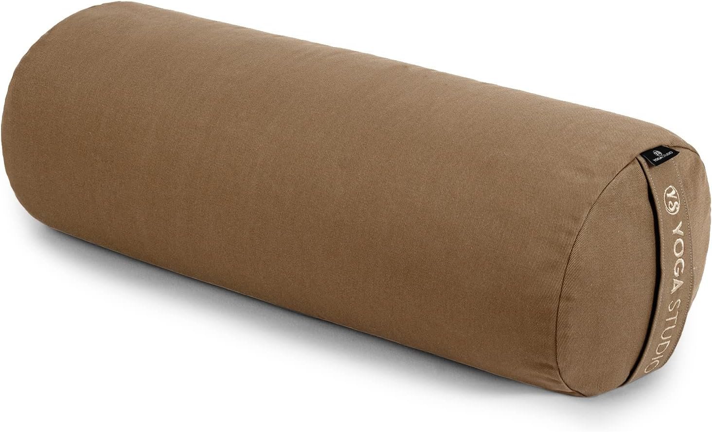 Yoga Studio Yoga Bolster | European Organic Buckwheat | (GOTS Certified) | with Removable Washable Cover