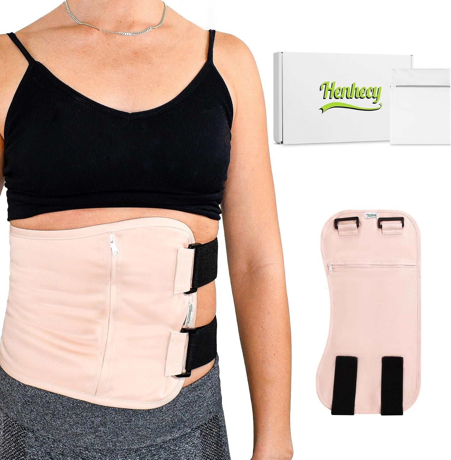 Castor Oil Pack Wrap for Stomach, Soft Cotton Flannel