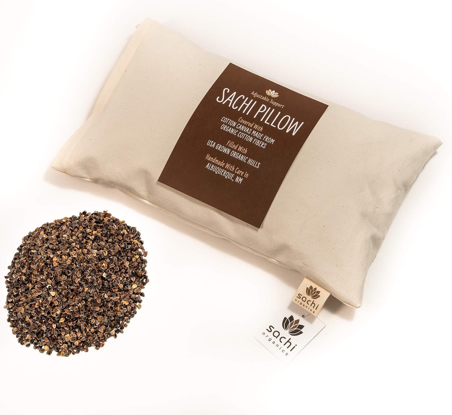 Mini Buckwheat Hull Pillow