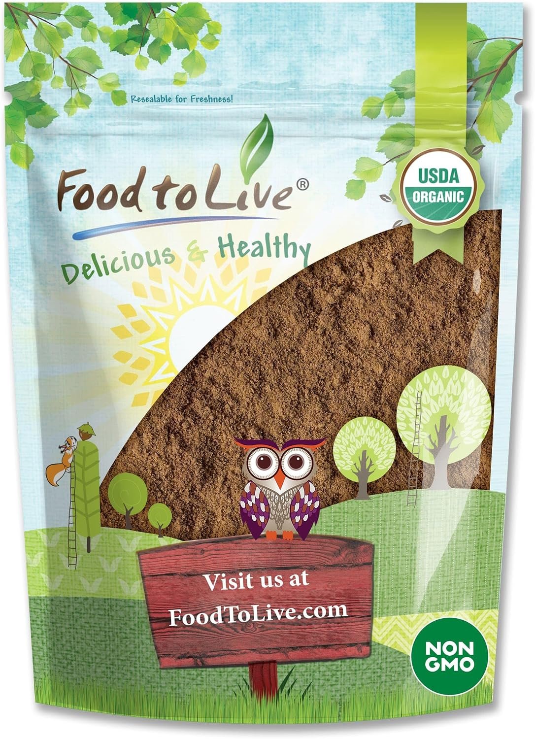 Food to Live Organic Red Reishi Mushroom Powder, 12 Ounces – All Natural Vegan Superfood. Rich in Naturally Occurring Nutrients. Non-GMO. 100% Pure. Great for Smoothies.