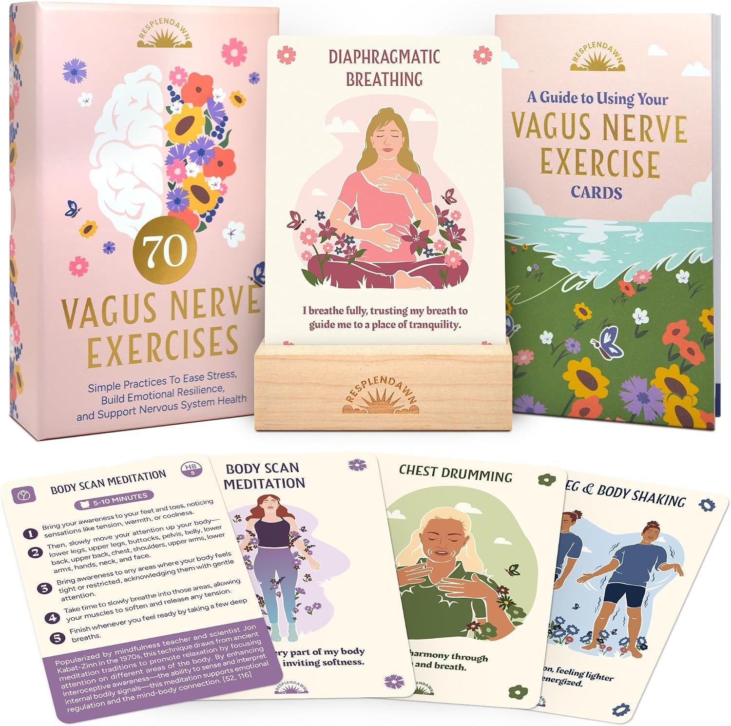 70 Vagus Nerve Exercises – Therapy Cards for Nervous System Regulation