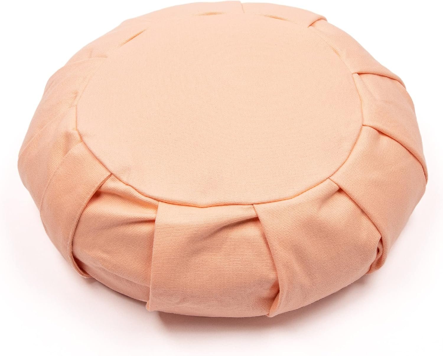 Myga Zafu Yoga Meditation Cushion with Washable Cover – Floor Cushion Pillow with Natural Buckwheat Filling – Soft Round Cotton Design for Meditating or Pranayama Exercises