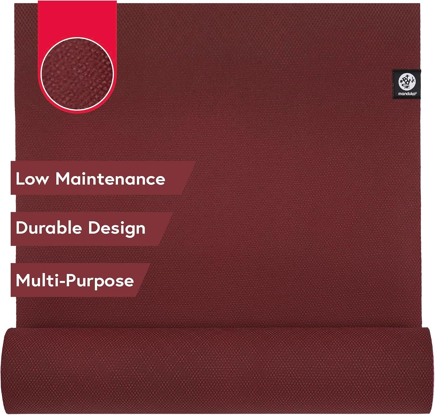 Manduka X Yoga Mat 71″ – 5mm | High Performance Fitness Mat | Durable Design | Yoga, Outdoors, Stretching | 71 x 24 inches