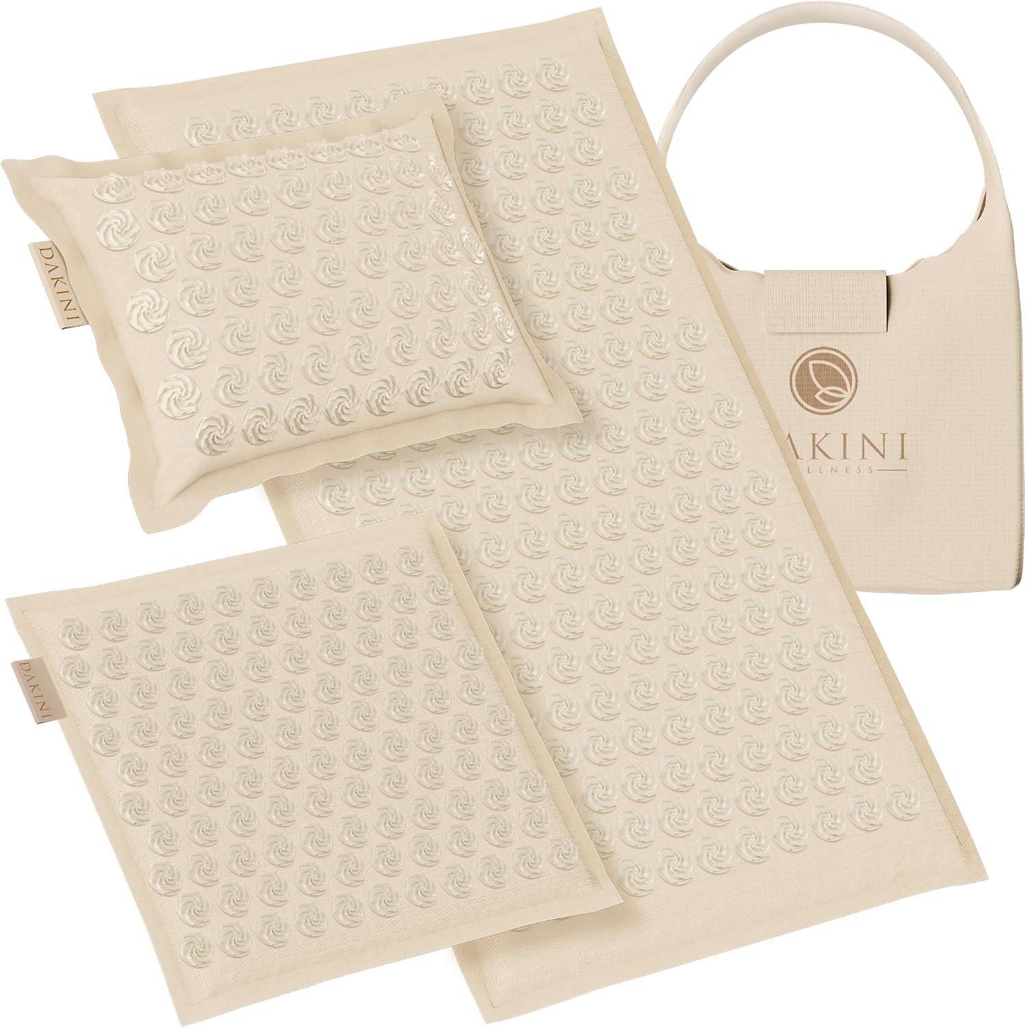 Acupressure Mat and Pillow Set with Mini Pad – Full Body Pain Relief