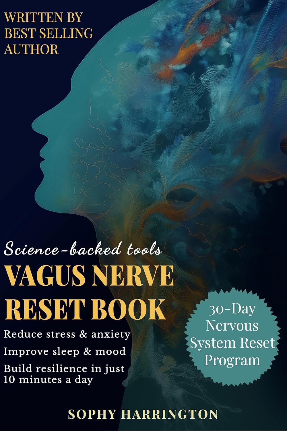 The Vagus Nerve Reset Book: Therapy Workbook with 80+ Stimulation Exercises to Activate Healing Power , Calm Pain & Anxiety Relief | 30 Day Nervous System Regulation Program for Holistic Wellness