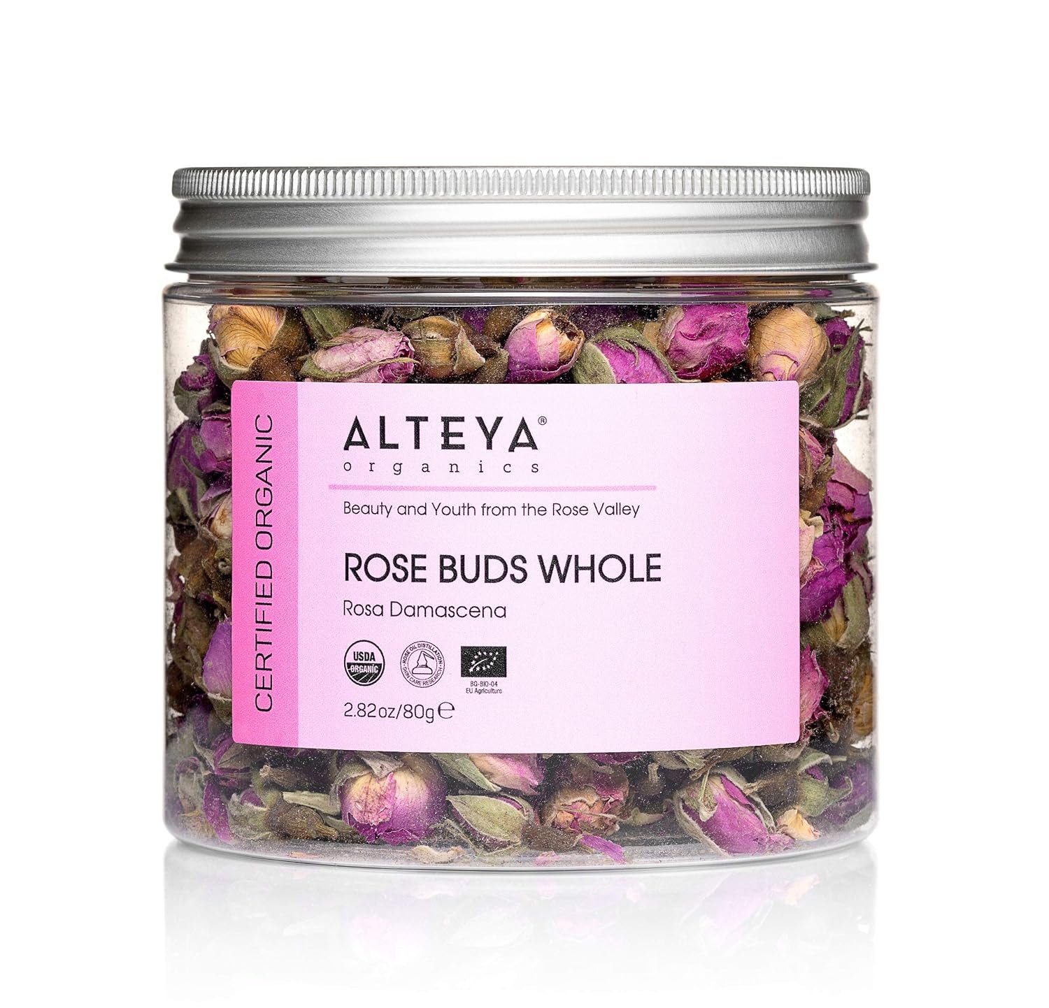 Alteya Organics Rose Bud Tea USDA Certified Organic Herbal Tea